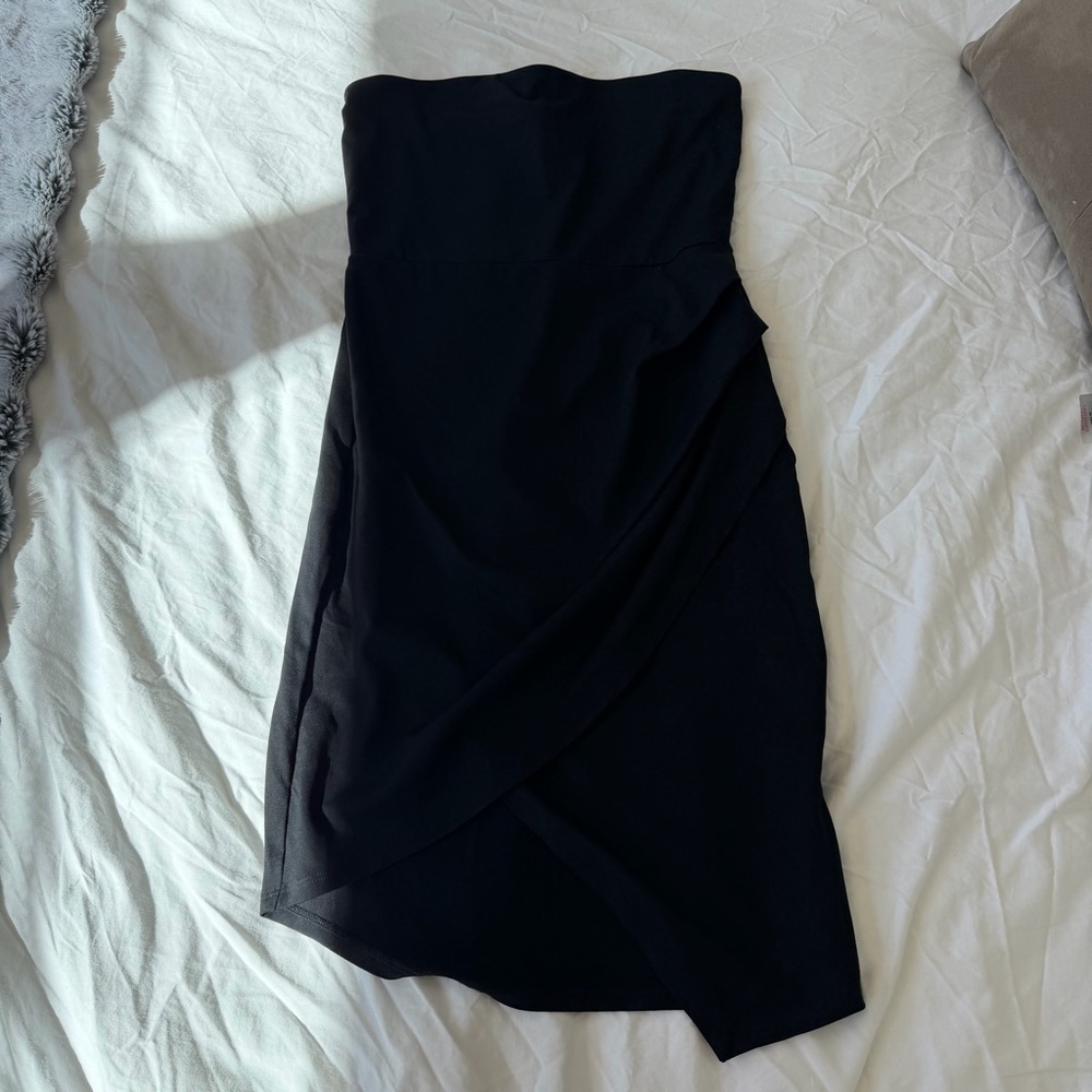Susana Monaco Strapless Side Pleat Dress - Picture 2 of 6